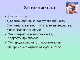 Бодрствование и сон - значение для человека Бодрствование и сон - значение для человека