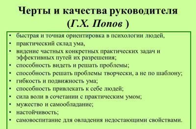 Качества хорошего лидера Качества хорошего лидера